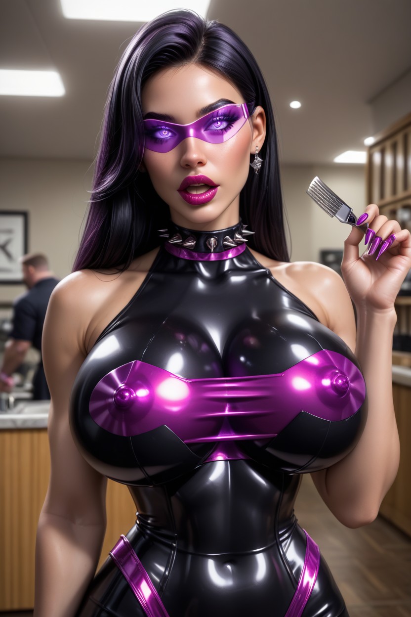 Shaving A Guy Inside Barbers, Bimbo, 18+ Shemale AI Porn