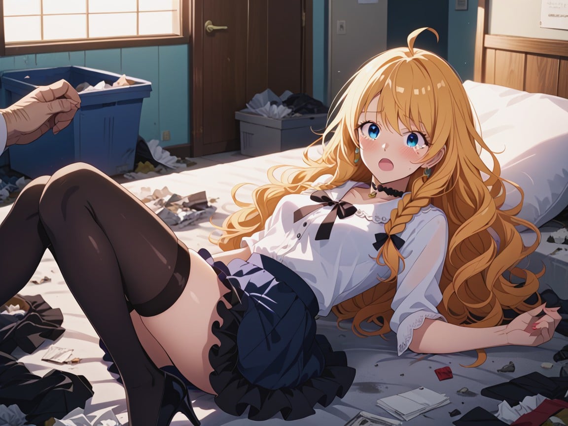 Suppress A Woman, Man Grinning, Cinematic Lighting Hentai AI Porn