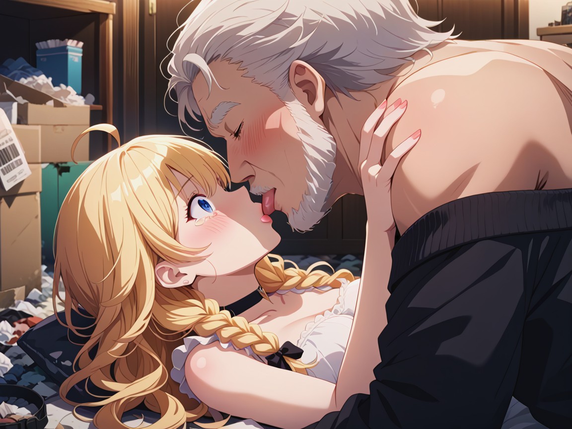 Wispy Bangs, Fair Skin, Resisting The Man Hentai AI Porn