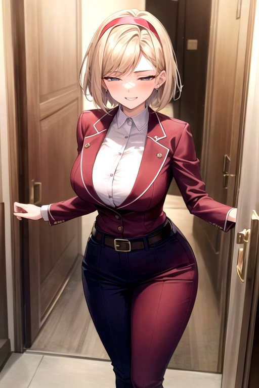 18+, Long Pants, Turned Up Collar AI Porn