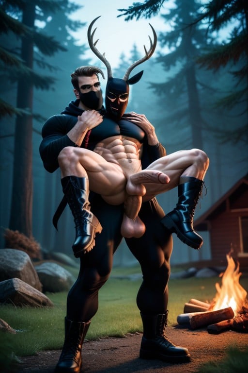 Boots, Femboy , Full Nelson AI Gay Porn