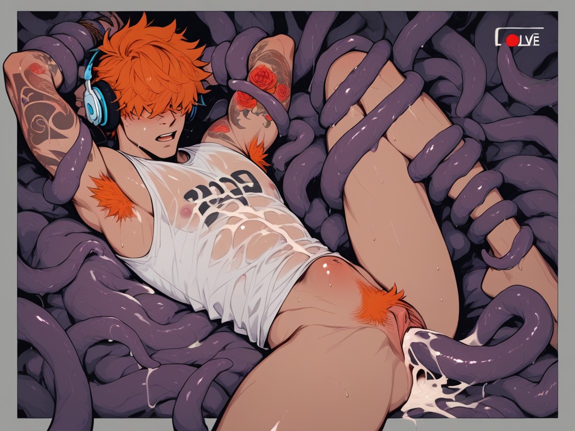 White Wet Shirt, Gaming Chear, Gaming AI Gay Porn