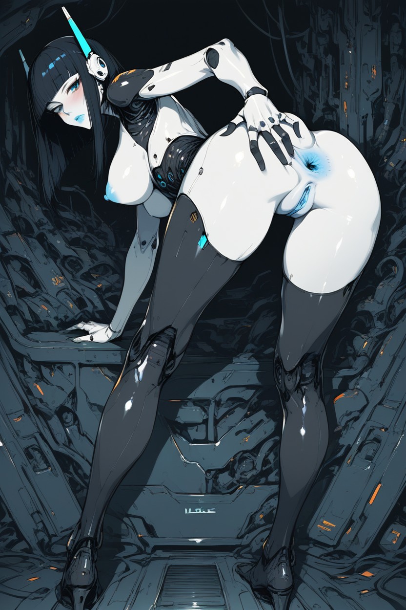 Gaping Anus, Dark Scene, Embarrassed Hentai AI Porn