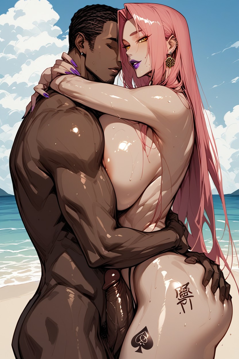 Brown Skin, Female Milf, Cross Eyed Hentai AI Porn