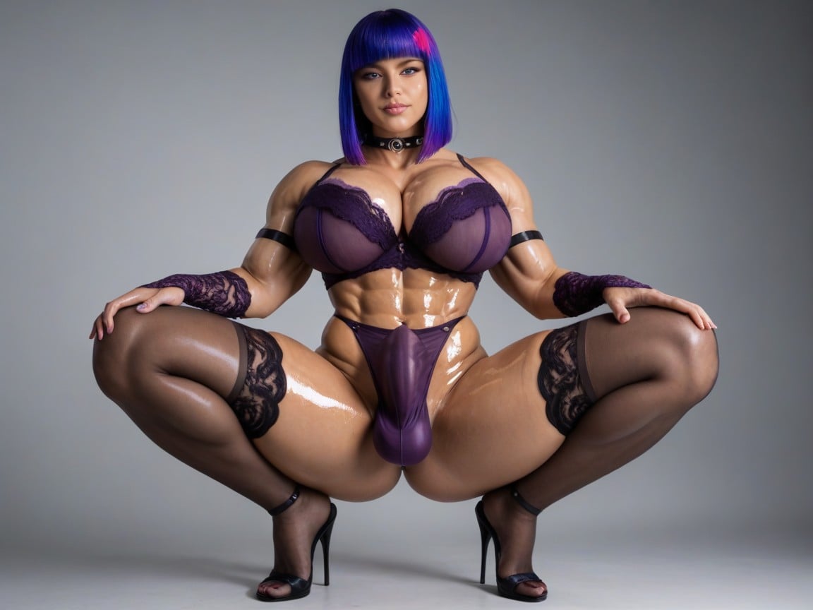 18+, Seductive Look, Looking At Viewer Shemale AI Porn