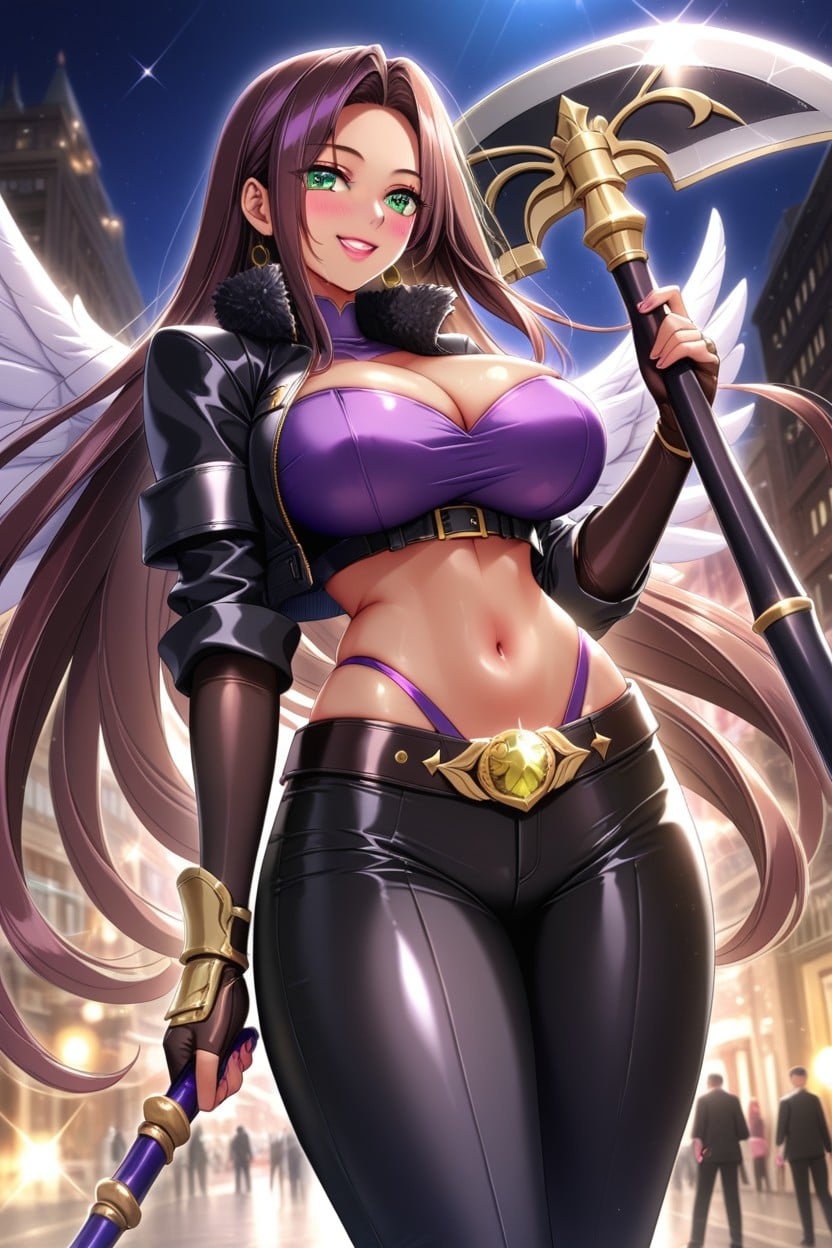 Streets, Black Pants, Wide Hips Hentai IA