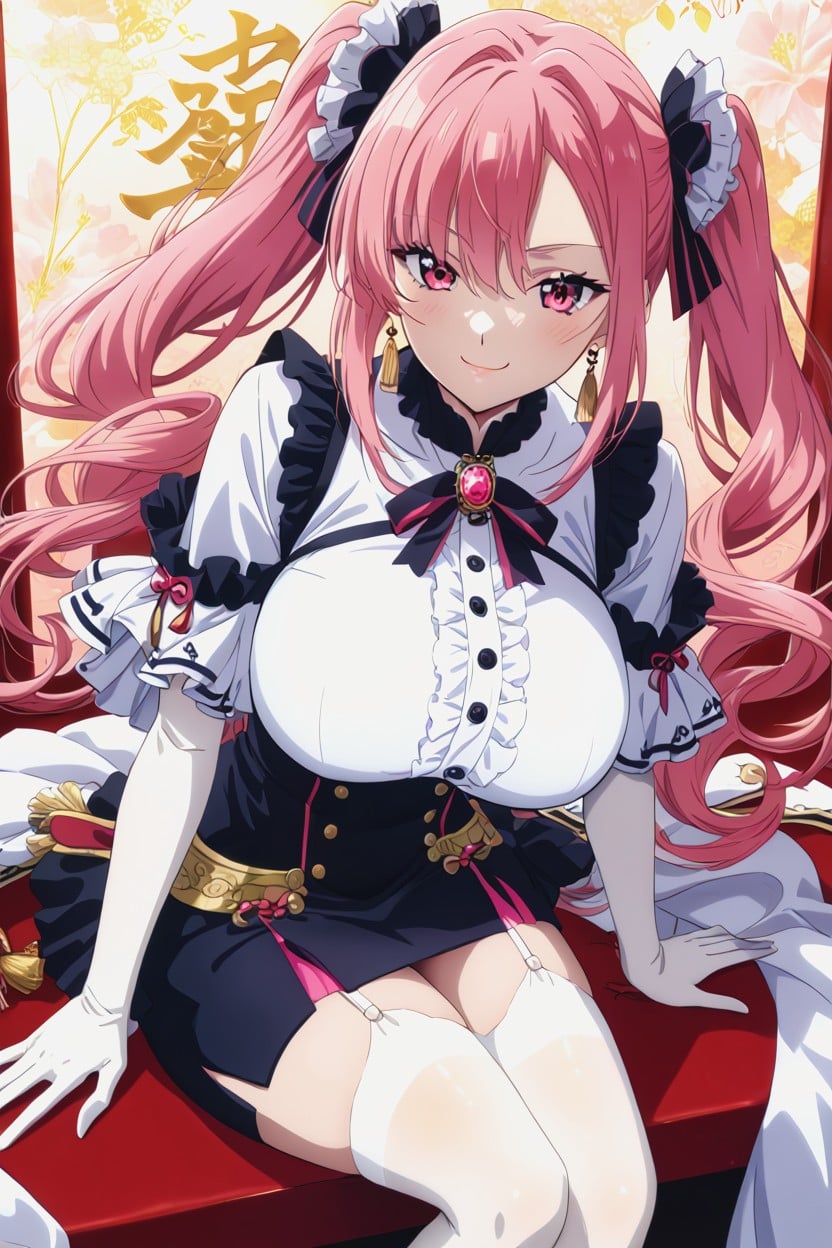 Twintails, Long Hair, Bangs Hentai AI Porn