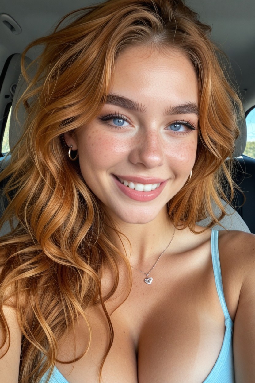 Full Bimbo Lips, Cats Eye Makeup, 18+ AI Porn