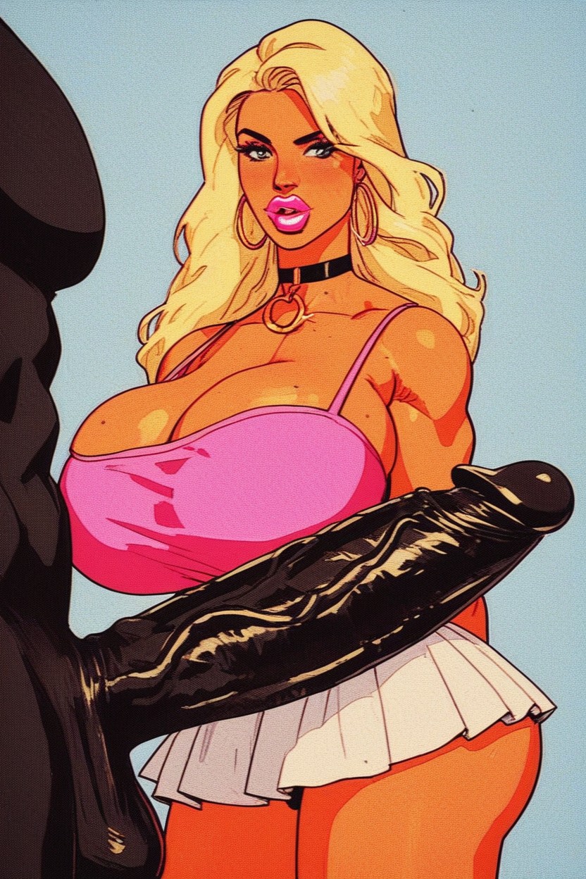Tight Waist, Drawing Style, Hilarious Cock Hentai AI Porn