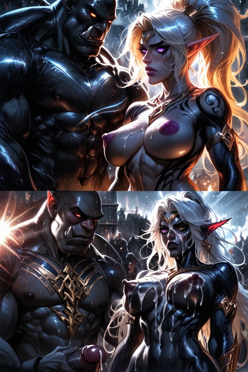 Multiple Panels, 18+, Gloomy Medieval Dungeon Hentai AI Porn