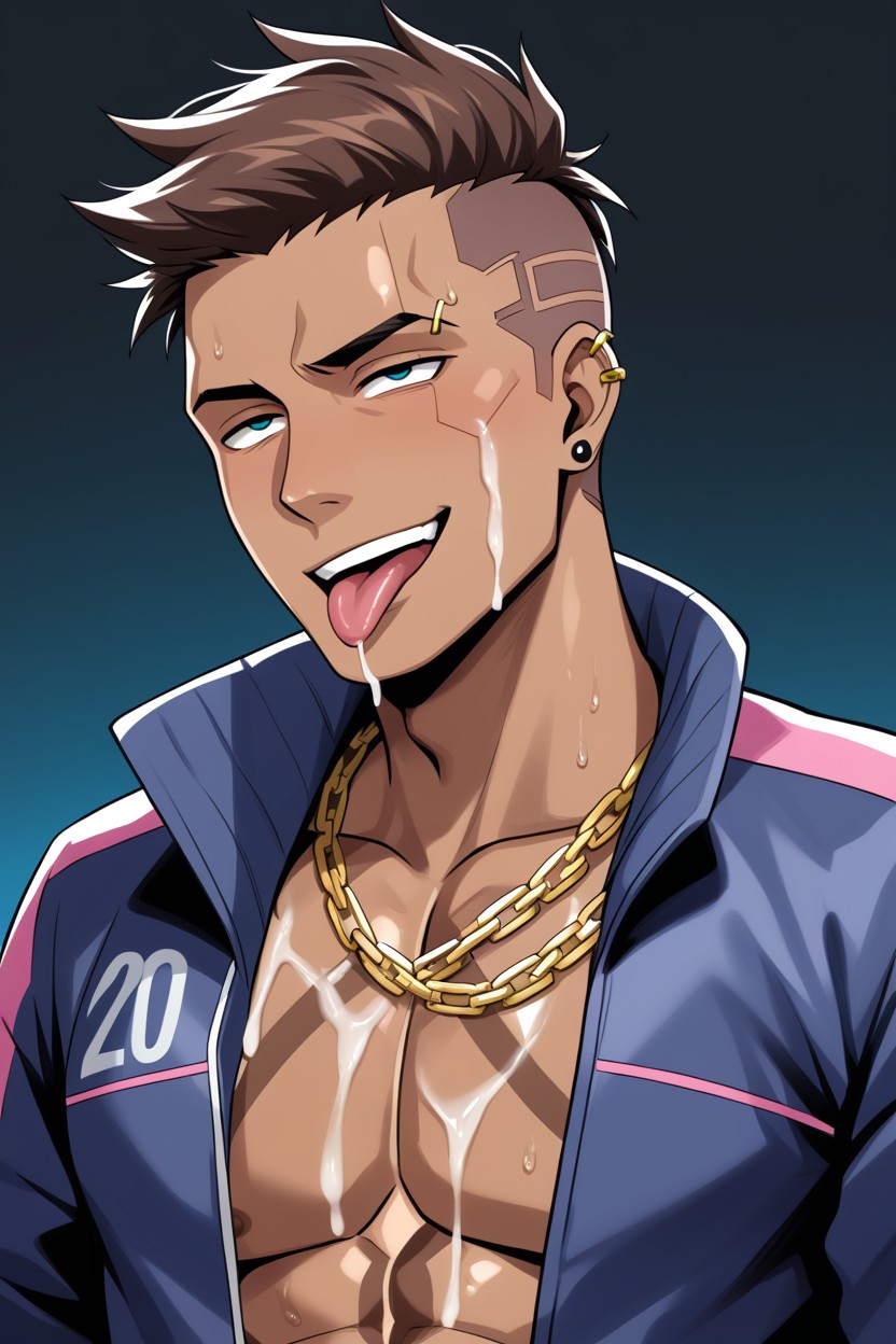 Ahegao, Twinkboy, Sweaty AI Gay Porn