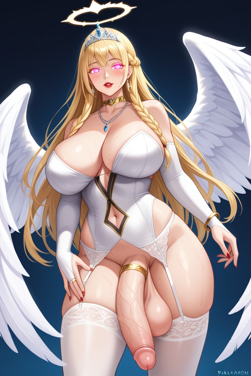 Big Ass, Angel Wings, Big Testicles Shemale AI Porn