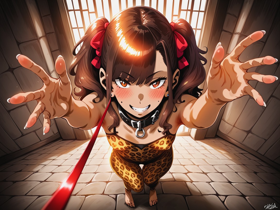 Horror Setting, Bounce Lines, Rounded Ass Hentai AI Porn