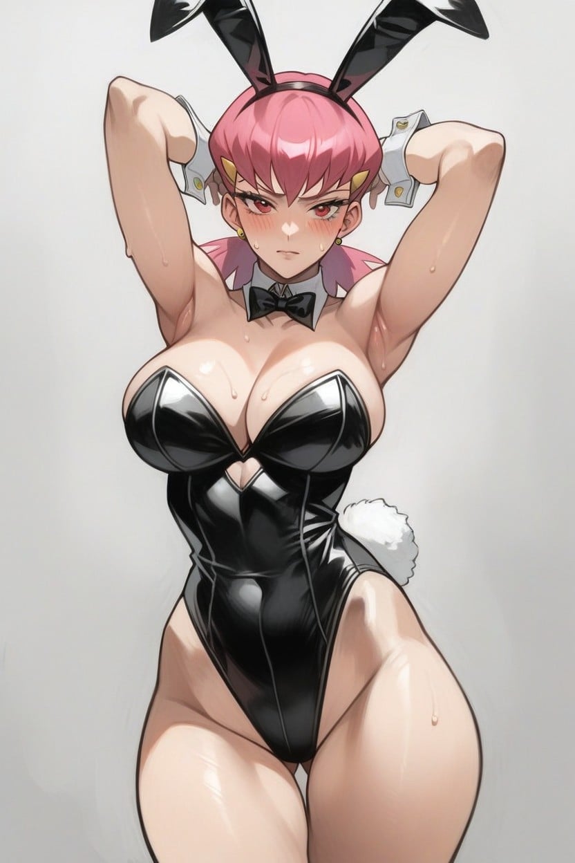 Arms Above Head, Soft Thighs, Hands In Frame Hentai AI Porn
