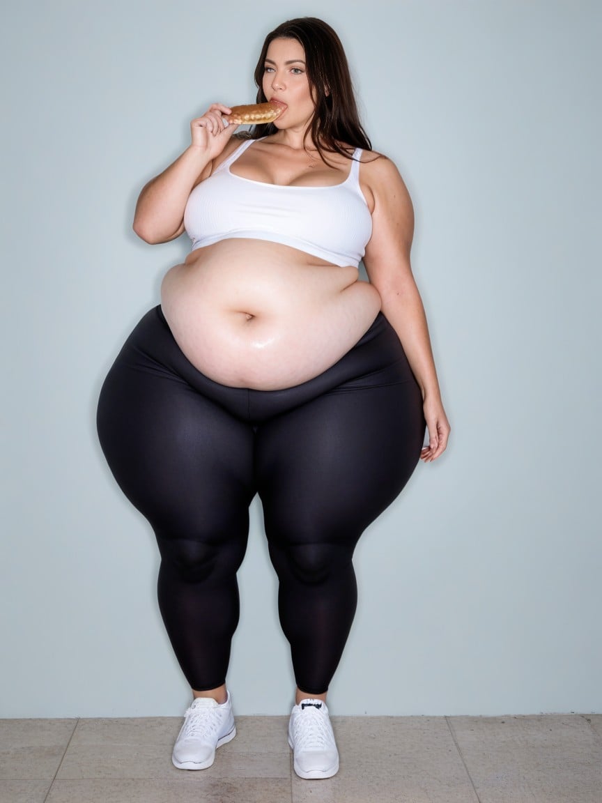 Hyper Fat Hips, Wider Hips, Stomach Bulge AI Porn