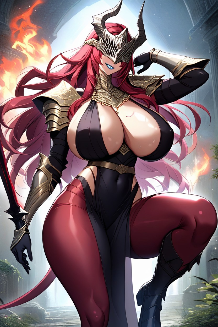Gold Belt With Long Black Waist Cloth, 18+, "alsace From Azur Lane" AI Porn