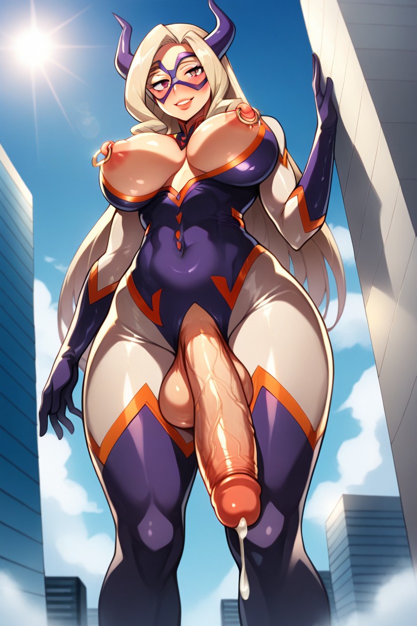 Futanari, Wide Hips, Smile Hentai AI Porn