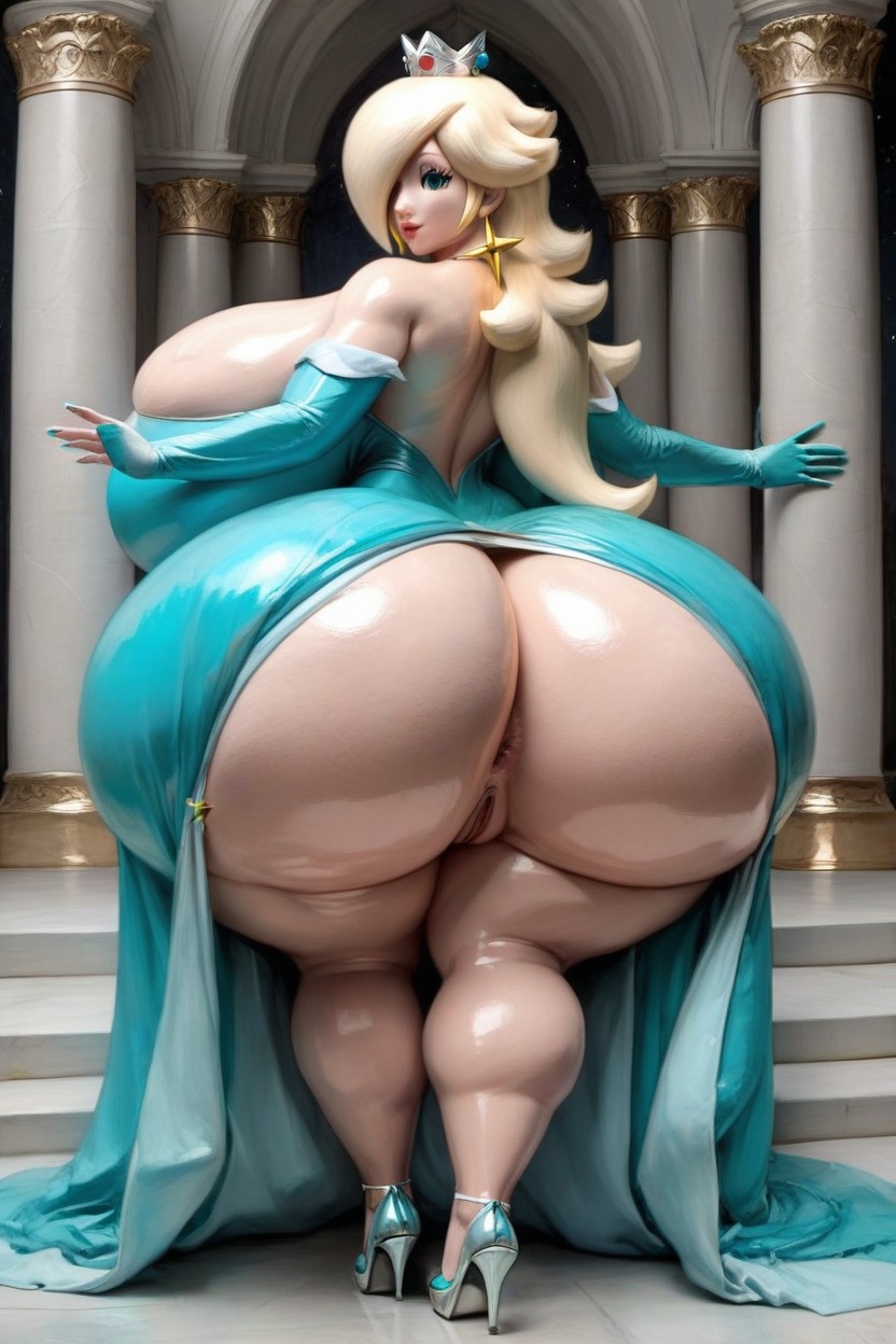 Hyper Gigantic Ass, Huge Ass, Hyper Breasts AI Porn