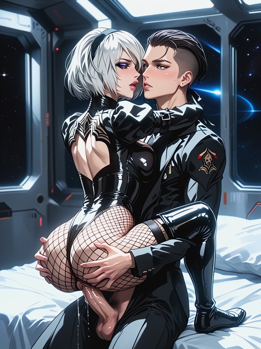 Blushing, Full Lips, Taller Female Hentai AI Porn