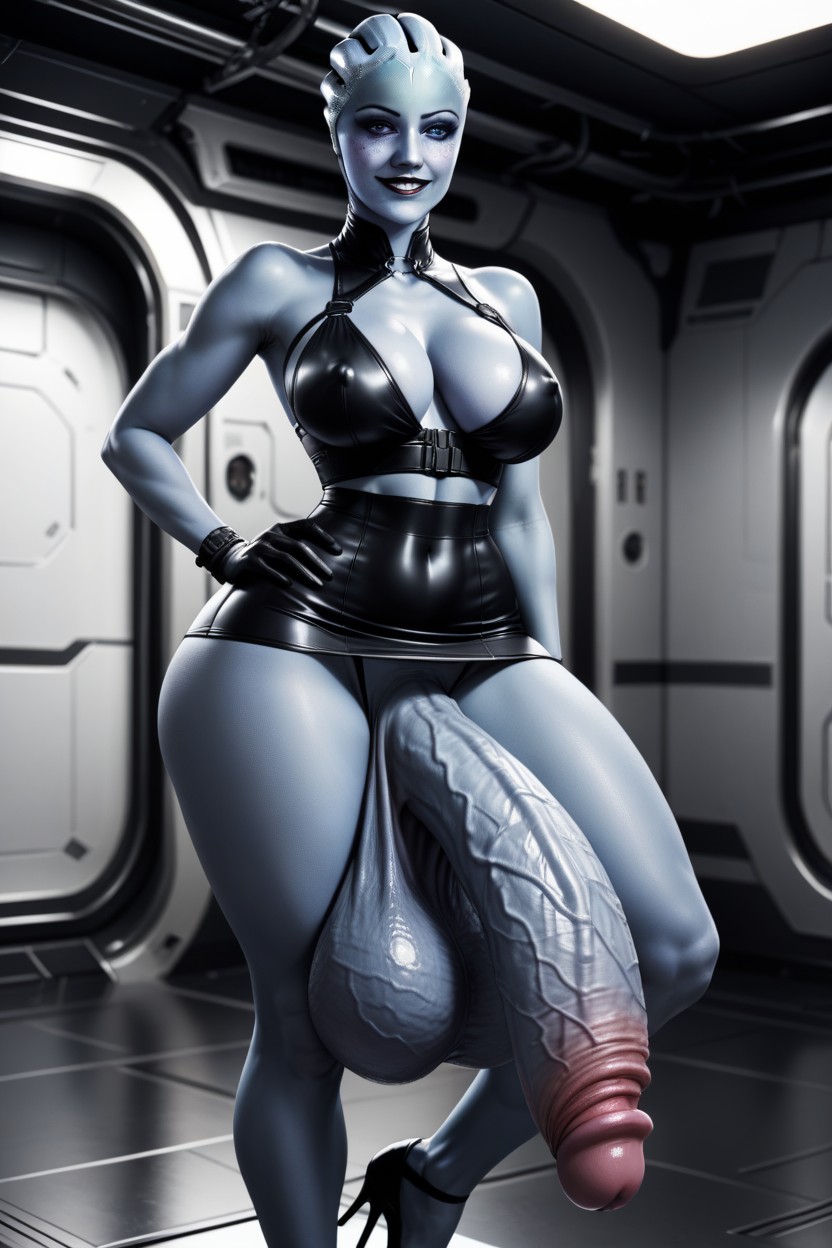 Hyper Penis Growth, Pulsing Veins, Liara From Mass Effect AI Porn