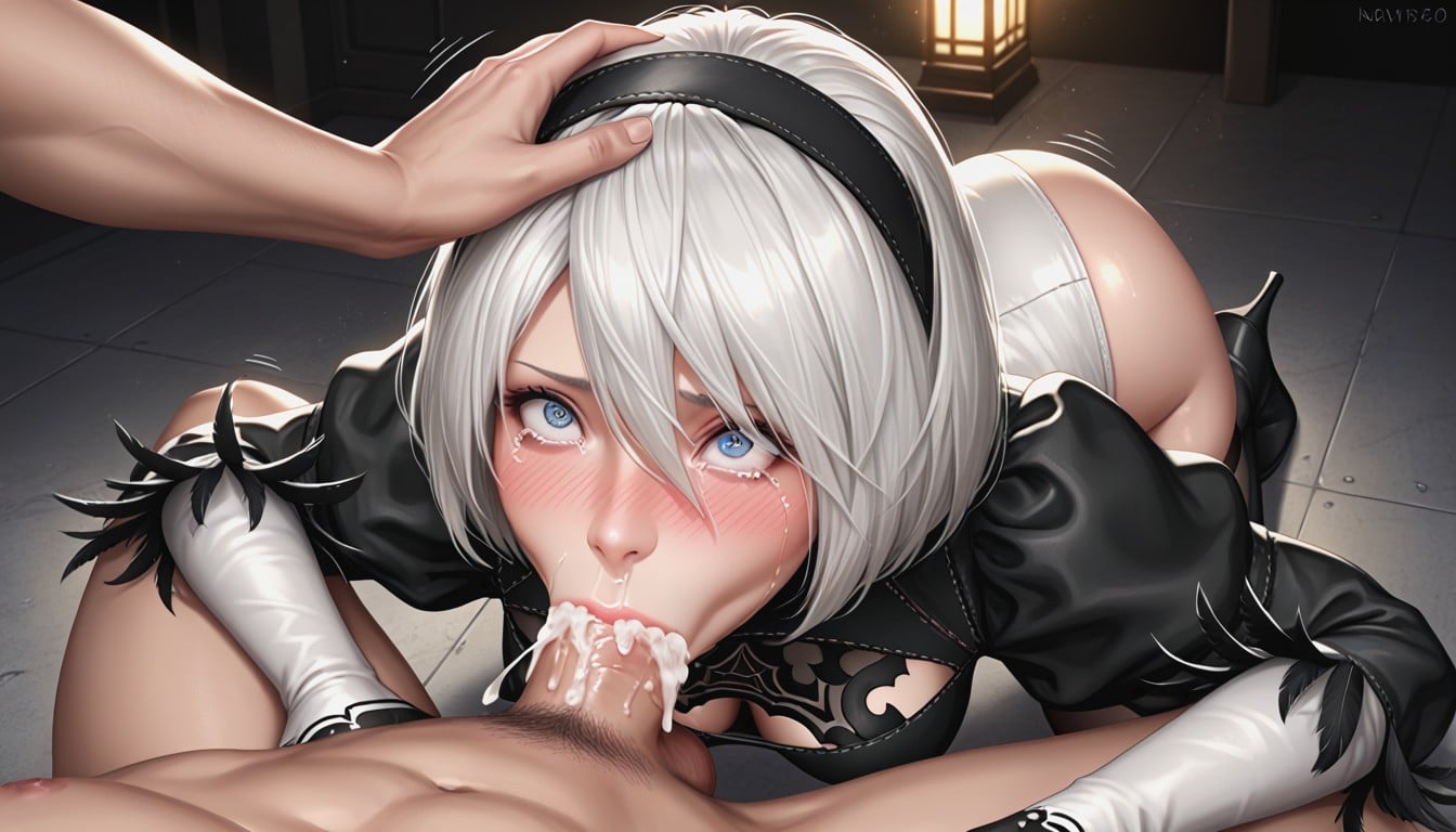 Teary Eyes, Rough Face Fucking, Bubble Ass Hentai IA