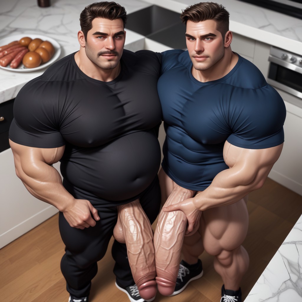 Oily Skin, Big Cocks, Dark Brown Hair AI同性戀黃片