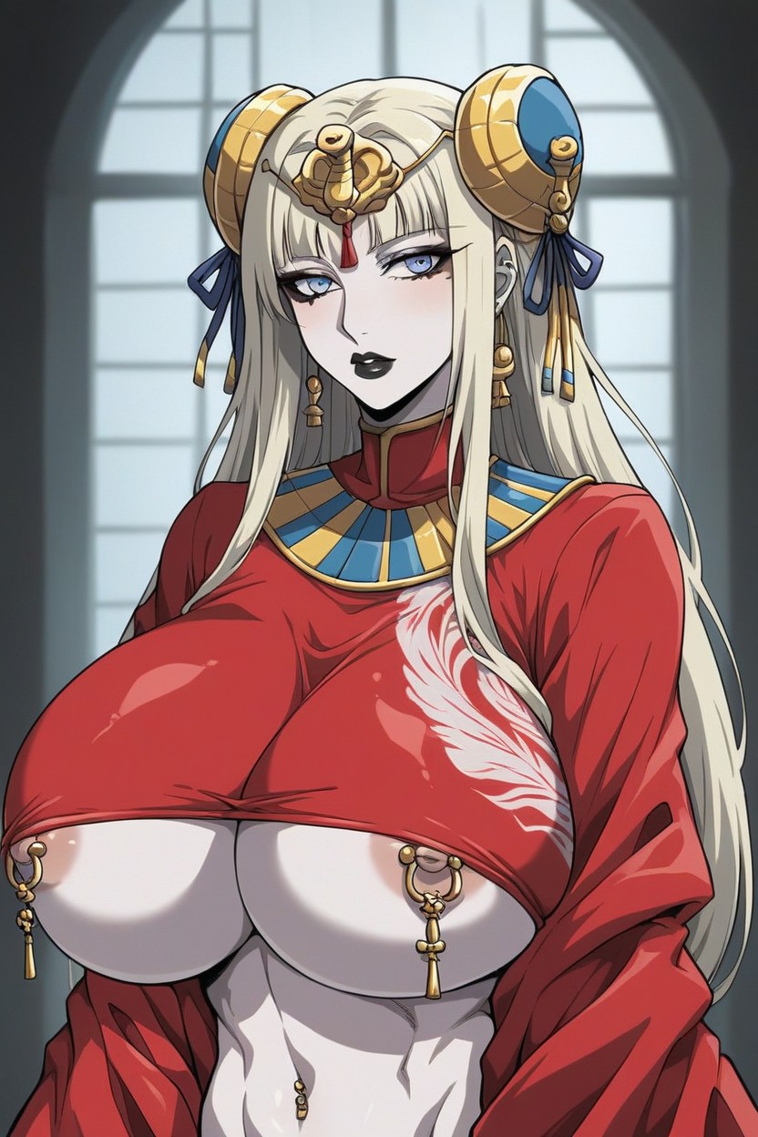 Blonde Hair, Cleopatra, Extremely Muscular AI Porn