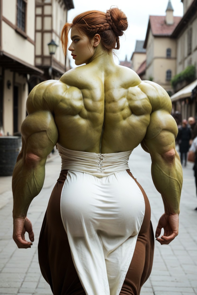 Tomboy, Pointed Nails, Huge Lats AI Porn