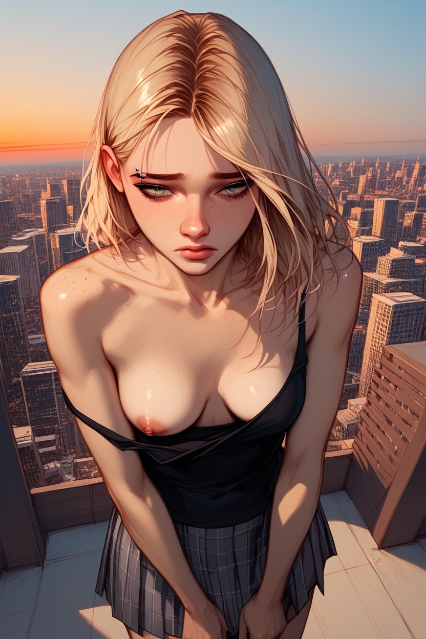Sunset, 18+, Tank Top Hentai AI Porn