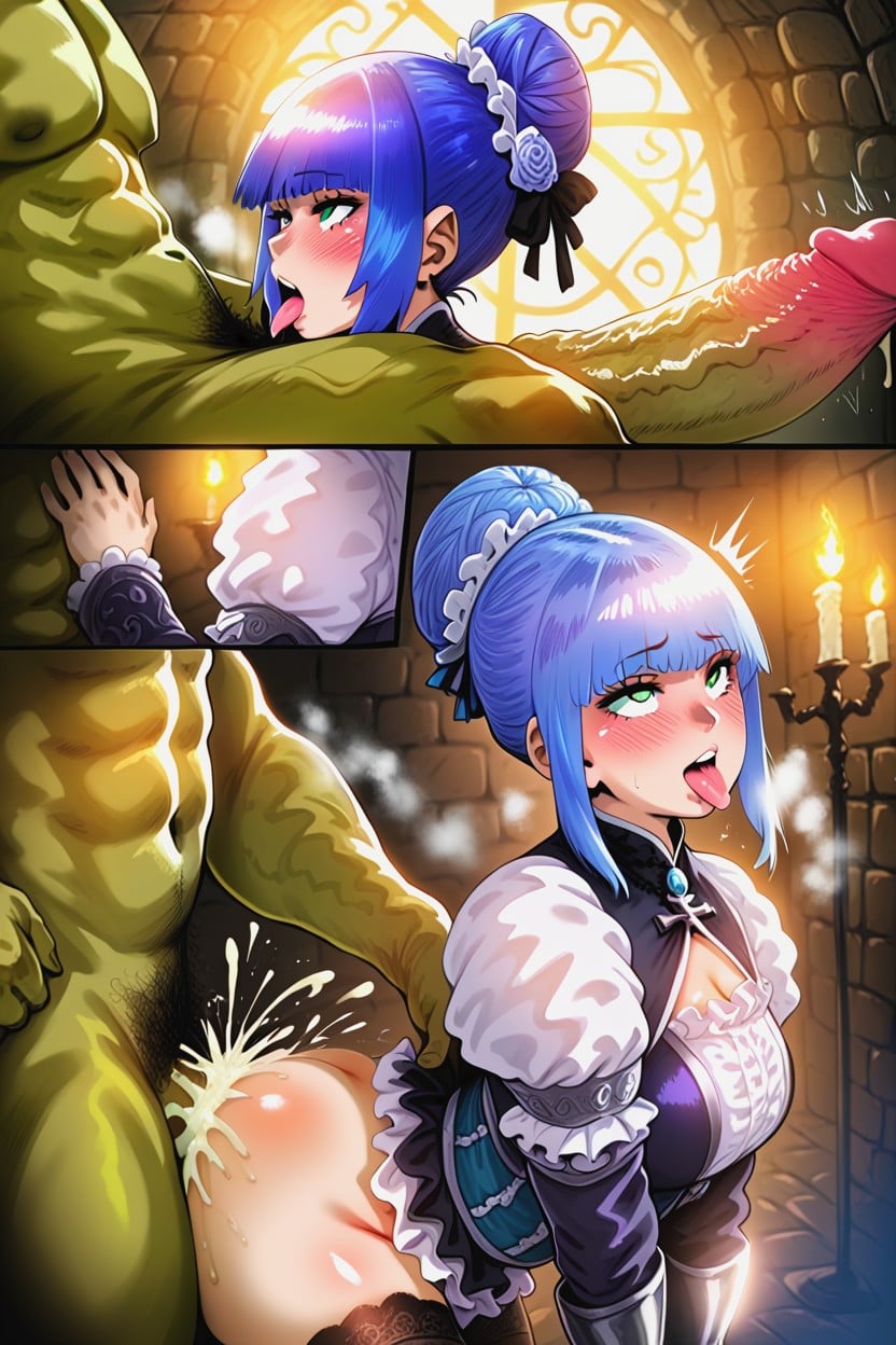 In Forest, Nylon Stockings, Splits Hentai AI Porn