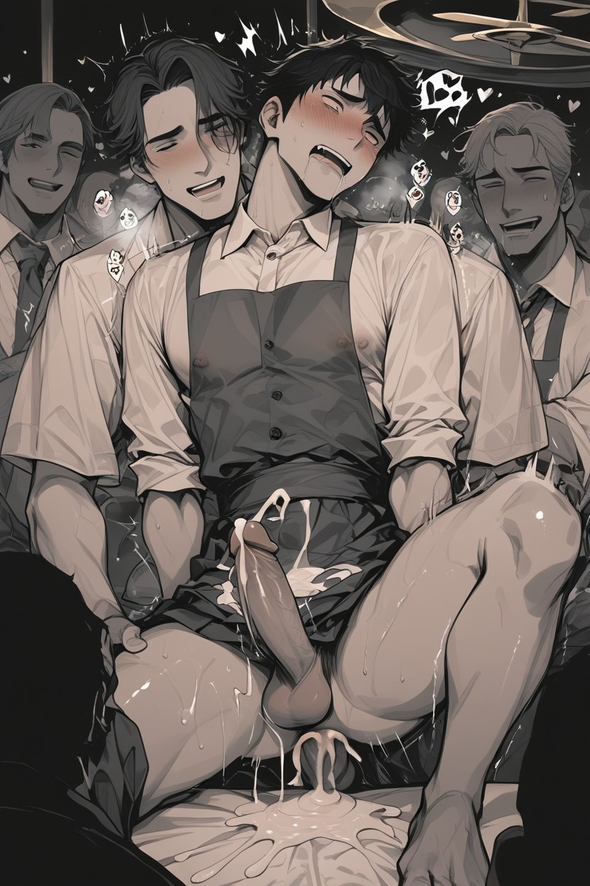 Twitching, Sound Effects, Creampie AI Gay Porn