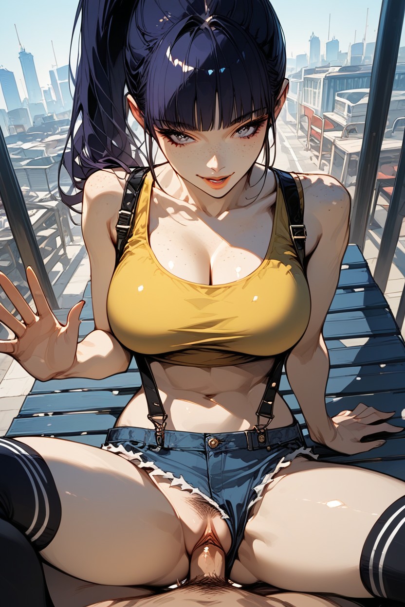 18+, Freckles, Gloss Lips Hentai AI Porn