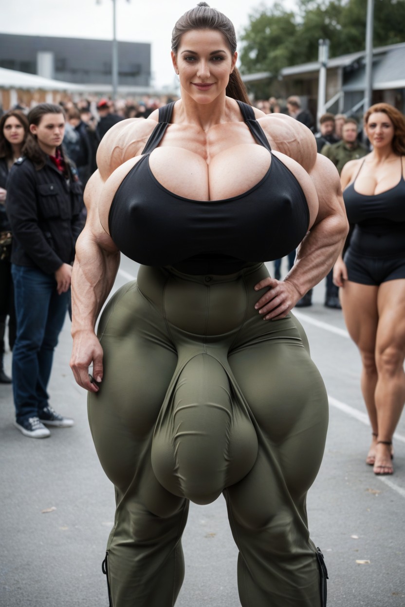 Veiny Futa Cock, Milf, Military Shemale AI Porn