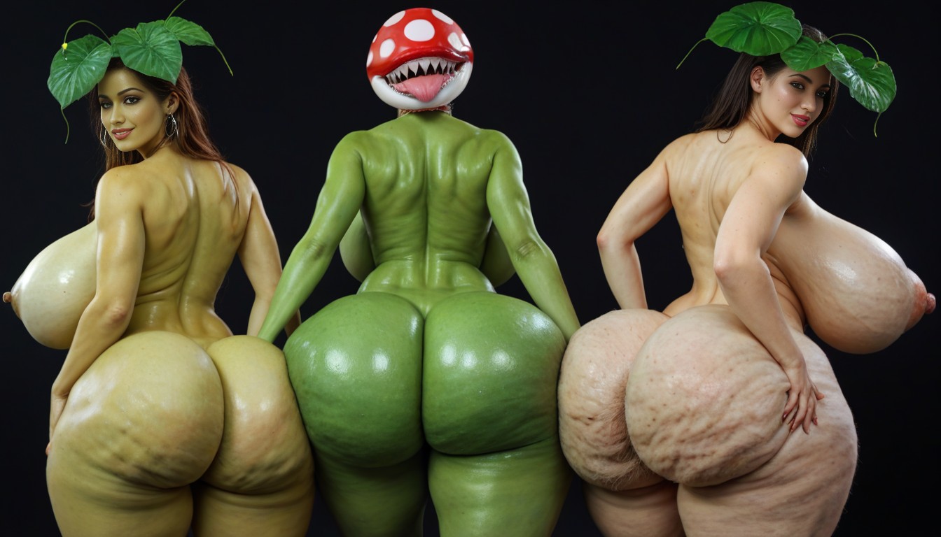 Full Lips, Piranha Pant From Mario, Gigantic Breast AIポルノ