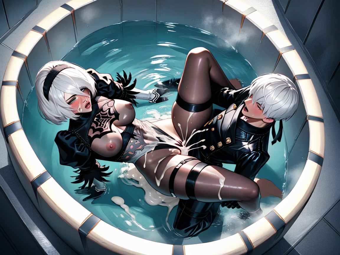 Maximum Slut, Panoramic Night City Background, Hot Hentai IA