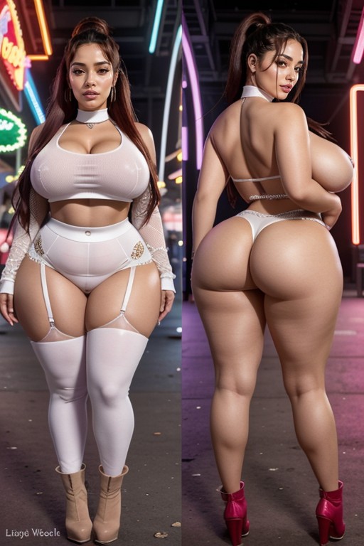 Extremely Large Ass, Perfect Bop, Big Booty Stripper Brazilian Metwo Build AIポルノ