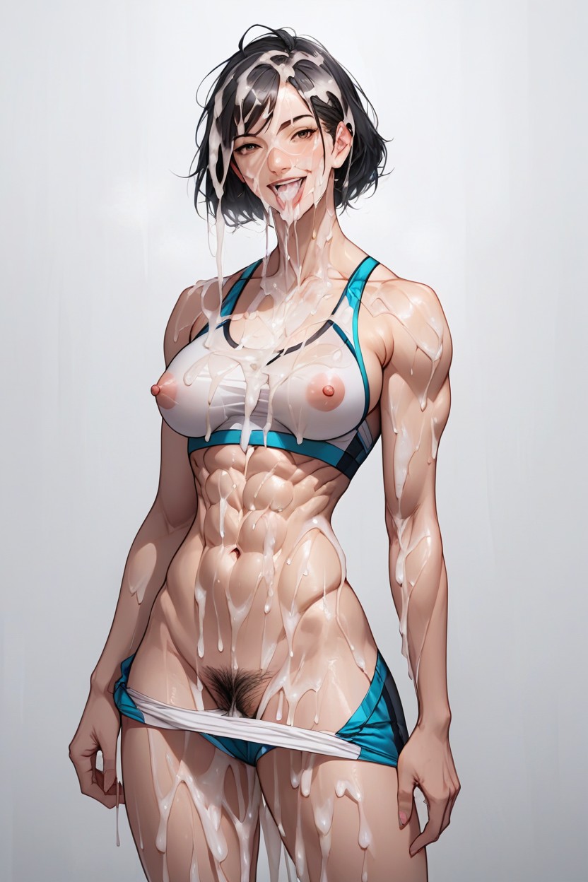 Stature, Medium Breast, Waist Shot AI Porn