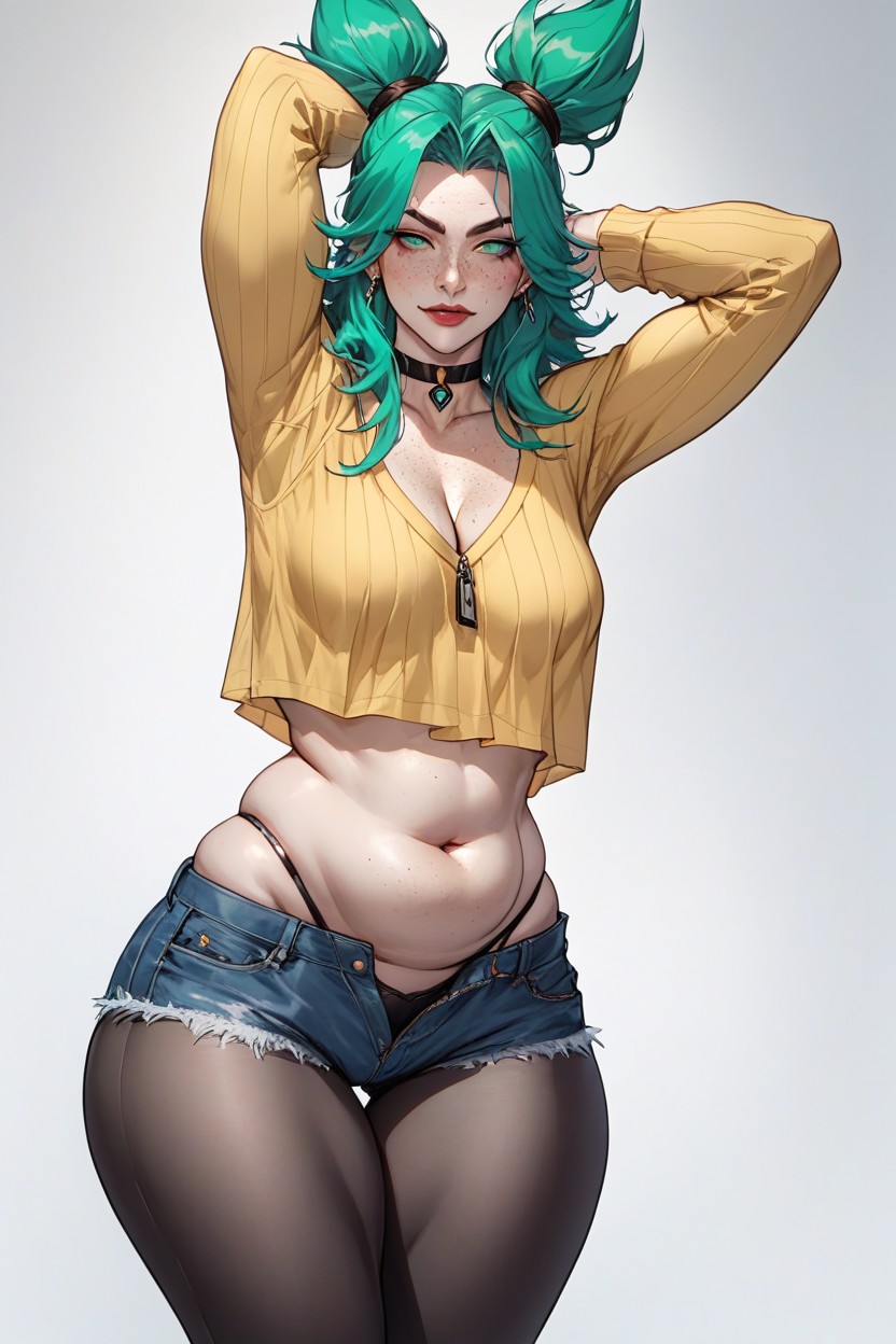 Small Breasts, Zeri From League Of Legends, Saggy Breasts AI Porn