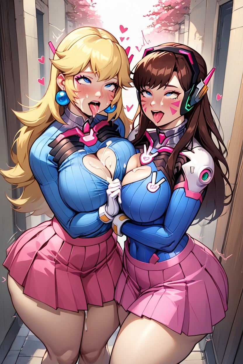 Big Breasts, Rounded Ass, Dva From Overwacth AI Porn