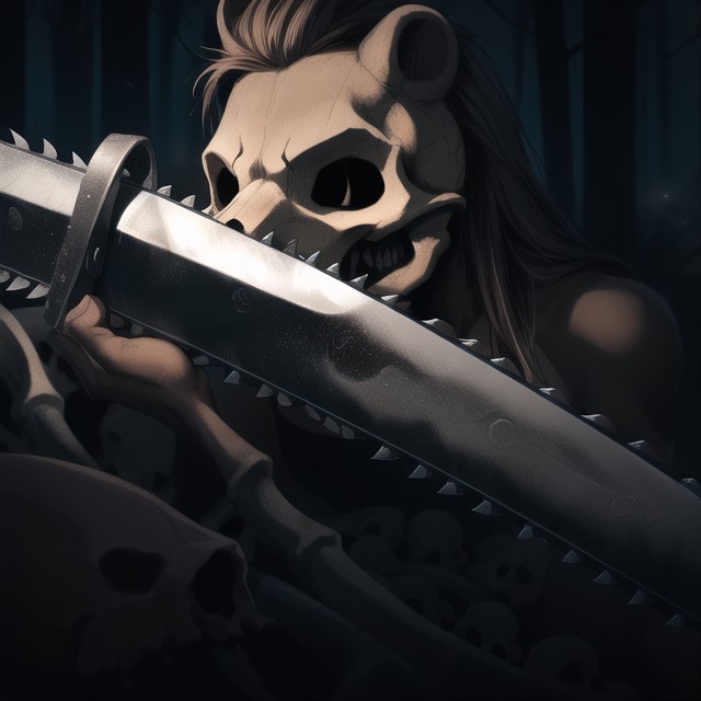 No People, A Large Pile Of Skulls And Bones, 버스트 샷 퍼리 AI 포르노