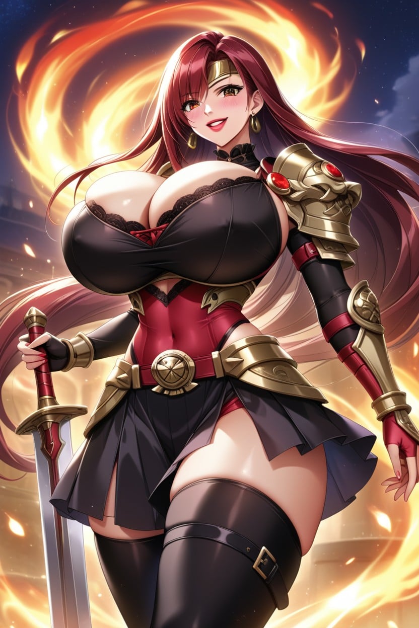 Voluptuous, Warrior, 18+ Hentai AI Porn