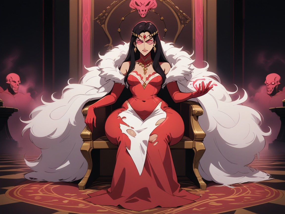 High Breasts, Sloped Shoulders, Cuisses Épaisses Porno IA Latina