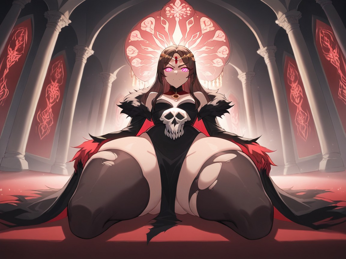 Extremely Large Ass, Indoors, Haunted House Location Hentai AI Porn