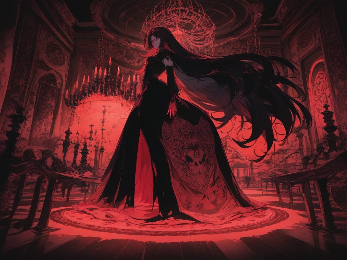 Thick Thighs, Side View, Spooky Setting AI Porn