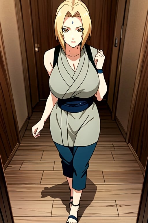 Standing, Full Detail Anatomy, Best Detailed Hair Hentai AI Porn