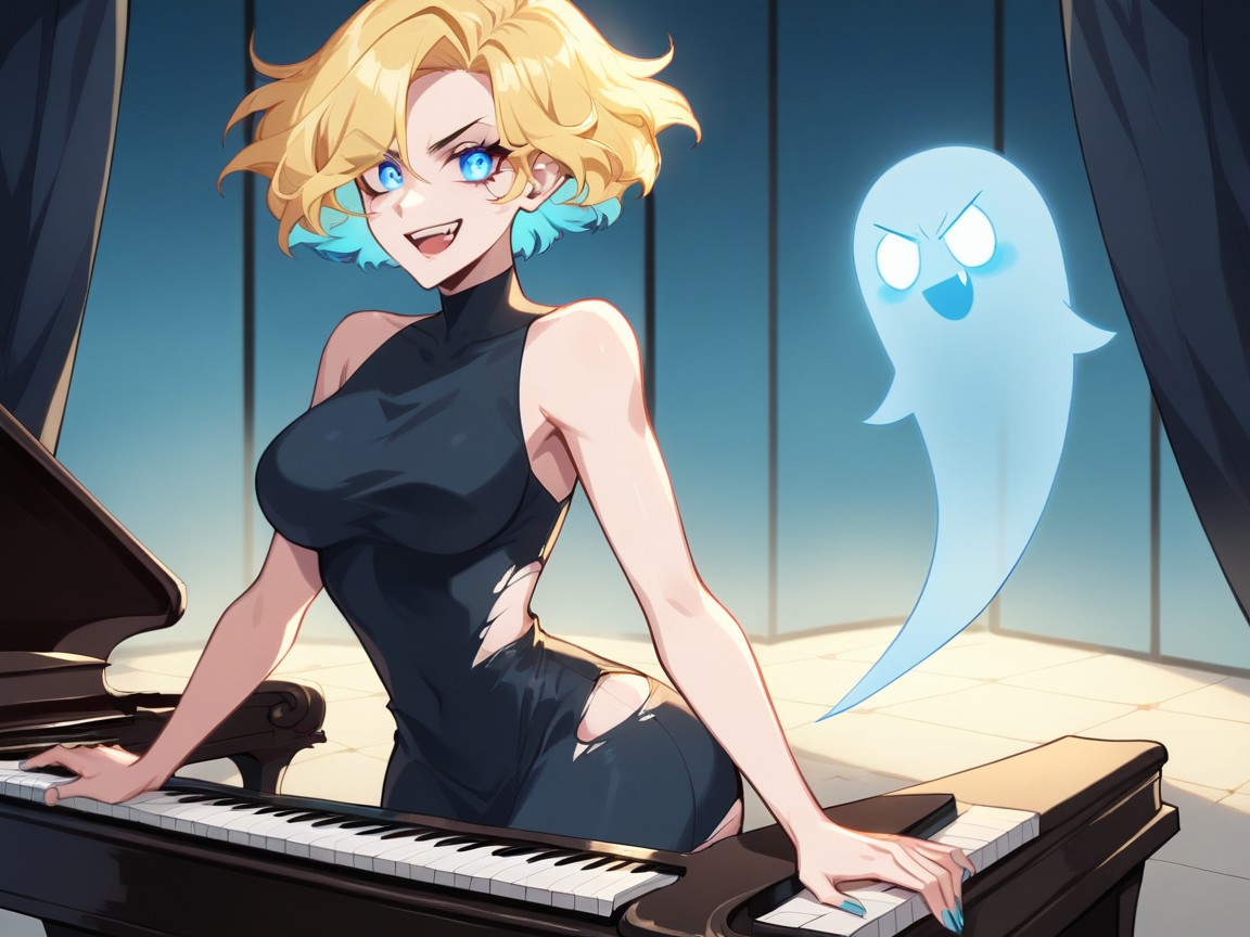 Blonde Hair, Pale Skin, Happy Face Hentai AI Porn