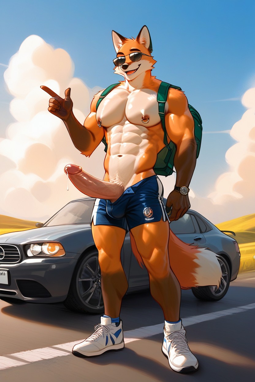 Fit Body, Clouds, Trainers ゲイAIポルノ