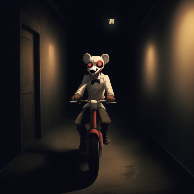 Very Dark, 18+, Wearing A White Mask Porno IA Furry