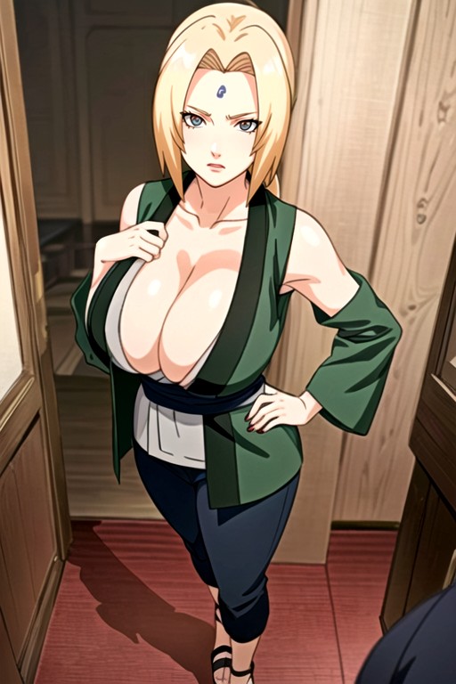 Skinny, Natural Beauty, She Is Standing Hentai AI Porn