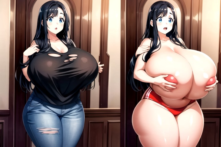 18+, Breast Expansion, Hyper Ultra Mega Fat Ass Hentai AI Porn